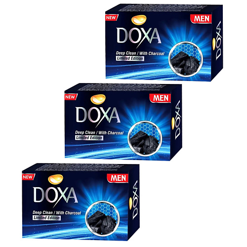 DOXA Мыло туалетное для мужчин Активированный уголь 270 doxa мыло туалетное здоровый микс 400