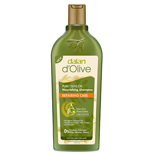 DALAN Шампунь восстановление и питание волос d'Olive 400.0