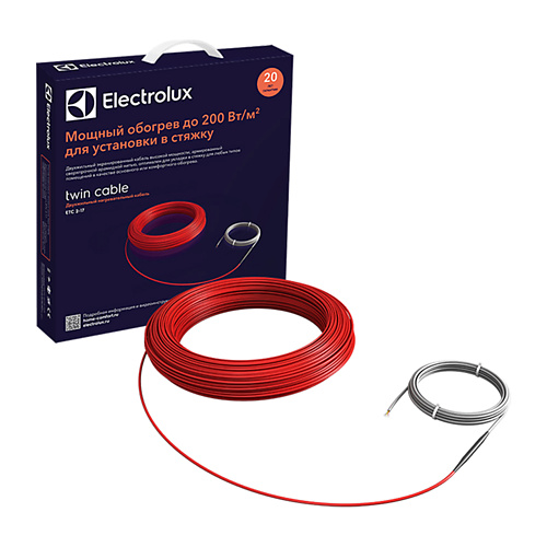 ELECTROLUX Теплый пол нагревательный кабель ETC 2-17-2500 1