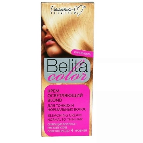 БЕЛИТА-М Крем осветляющий Blond для тонких и нормальных волос Belita color препарат восстанавливающий структуру волос structur fort