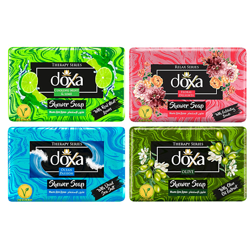 

DOXA Мыло твердое SHOWER SOAP Мята и лайм с глицерином 600, Мыло твердое SHOWER SOAP Мята и лайм с глицерином