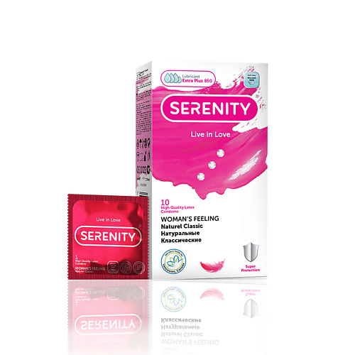 SERENITY Презервативы WOMAN’S FEELING Naturel Ультрамягкие 10 serenity презервативы woman’s feeling naturel ультрамягкие 144