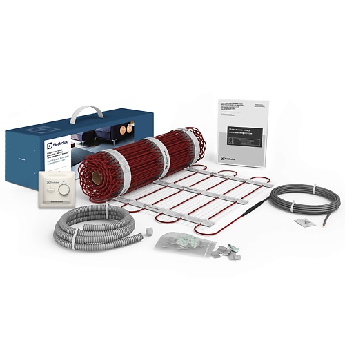 

ELECTROLUX Теплый пол нагревательный мат с терморегулятором EEFM 2-180-7 1.0, Теплый пол нагревательный мат с терморегулятором EEFM 2-180-7