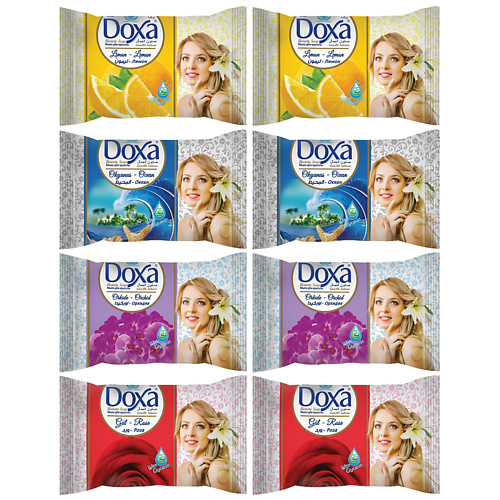 DOXA Мыло туалетное Красивый микс 1000 doxa мыло туалетное beauty soap орхидея огурец 480