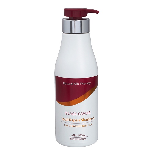MON PLATIN Professional Шампунь с экстрактом черной икры для выпрямленных волос 500.0