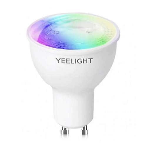 Умная лампа YEELIGHT Умная лампочка GU10 Smart bulb (Multicolor) светодиодная лампочка yeelight smart led filament bulb st64 yldp23yl e27 6 вт 500 лм