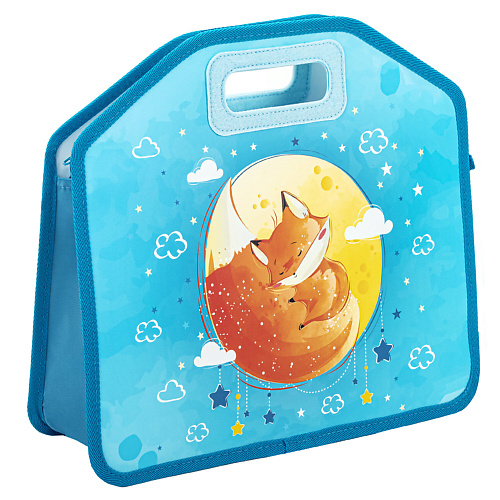 ЮНЛАНДИЯ Папка-сумка Moon fox t5 пластиковые защелки кнопки застежки 50sets сумка папка темная пряжка смола одежда аксессуары для детской одежды