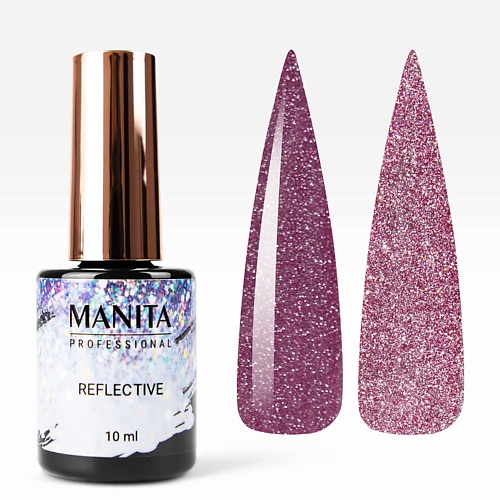 MANITA Professional Гель-лак для ногтей светоотражающий Reflective manita professional гель лак для ногтей neon
