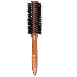 Брашинг Hairway Glossy Wood деревянный, комбинированная щетина 22мм, 12 рядов