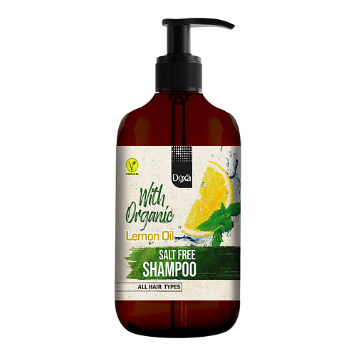 Шампунь для волос DOXA Шампунь с органическим маслом лимона,для всех типов волос шампунь беcсолевой doxa с органическим оливковым маслом против перхоти 900 мл