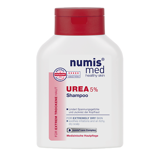 NUMIS MED Шампунь для волос, с 5% мочевиной для очень сухой кожи головы 200.0 бальзам для рук numis med с 10% мочевиной 75 мл