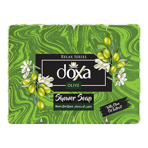Мыло твердое DOXA Мыло твердое SHOWER SOAP Мята и лайм с глицерином цена и фото