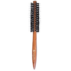 Брашинг  Hairway Glossy Wood деревянный, комбинированная щетина 12мм, 8 рядов
