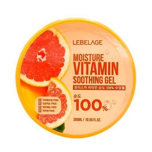 LEBELAGE Гель для тела универсальный Витаминный комплекс после солнца Gel Moisture Vitamin 300 vplab витаминный комплекс magensium citrate