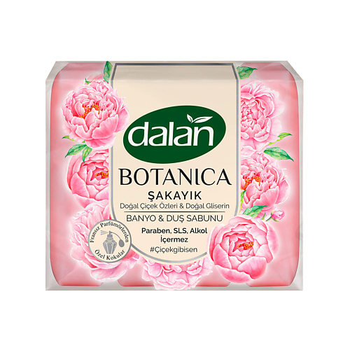 DALAN Парфюмированное мыло для рук и тела Botanica, аромат Пион 600.0
