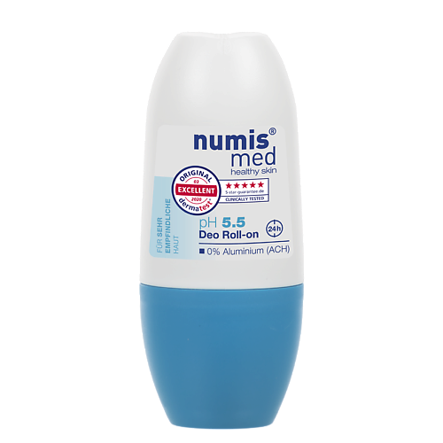 цена Дезодорант-спрей NUMIS MED Дезодорант, pH 5,5 с пантенолом 0% Aluminium (ACH)