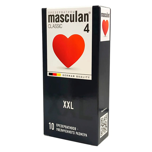 MASCULAN Презервативы 4 classic №10 Увеличенных размеров 10 vizit презервативы увеличенного размера большие 12