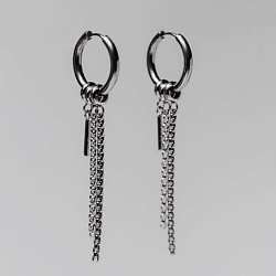 Серьги со съемными подвесками на каждый день