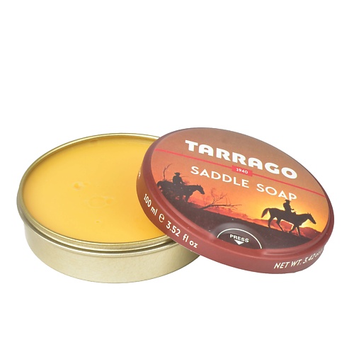фото Tarrago очиститель мыло для обуви из гладких кож saddle soap 100