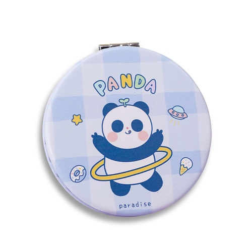 цена Зеркало ILIKEGIFT Зеркало складное Panda paradise in hoop с увеличением
