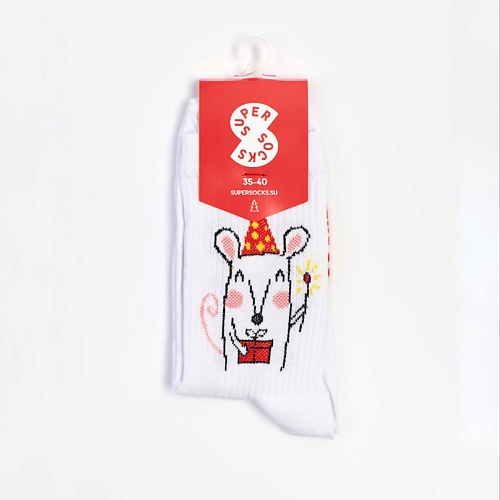 SUPER SOCKS Носки Мышка в Шляпе беспроводная мышка xiaomi