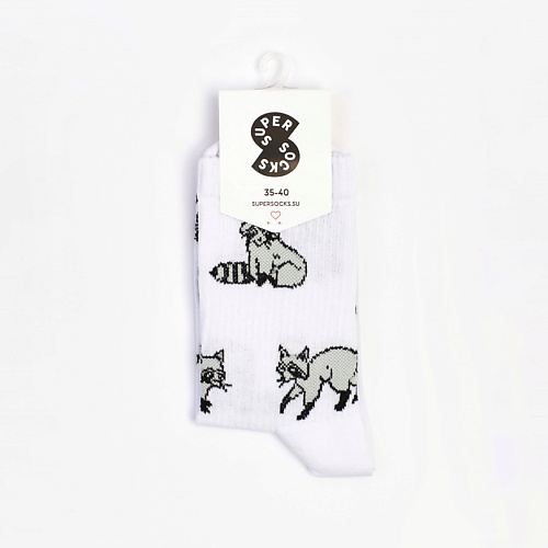 Носки SUPER SOCKS Носки Еноты набор для вышивания еноты неразлучники