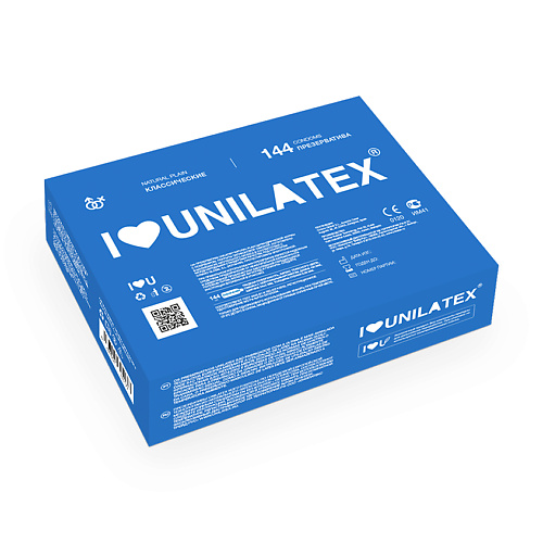 UNILATEX Презервативы Natural Plain 144.0 vizit презервативы c пупырышками со смазкой 12