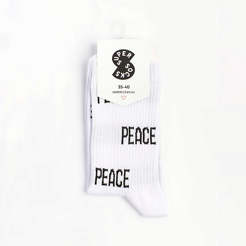 Носки SUPER SOCKS Носки Peace паттерн носки super socks носки злой бульдог паттерн