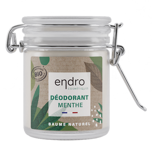 фото Endro органический бальзам-дезодорант с маслом кокоса и ароматом мяты 50
