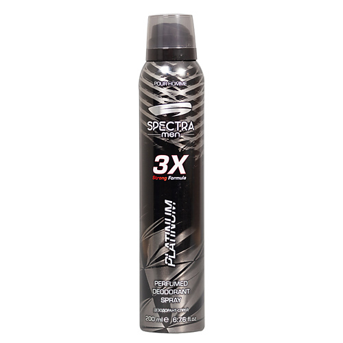 spectra дезодорант спрей мужской dynamic 200 0 SPECTRA Дезодорант спрей мужской Platinium 200.0