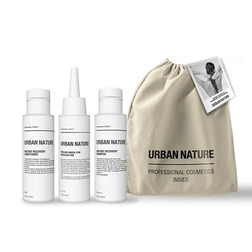 URBAN NATURE Набор для ухода за волосами INSTANT RECOVERY KIT 