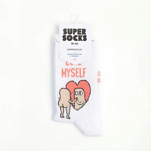 Носки SUPER SOCKS Носки Love Myself