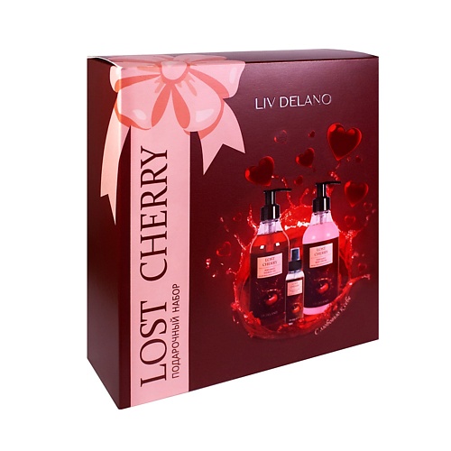цена Набор средств для ухода за телом LIV DELANO Подарочный набор Lost Cherry