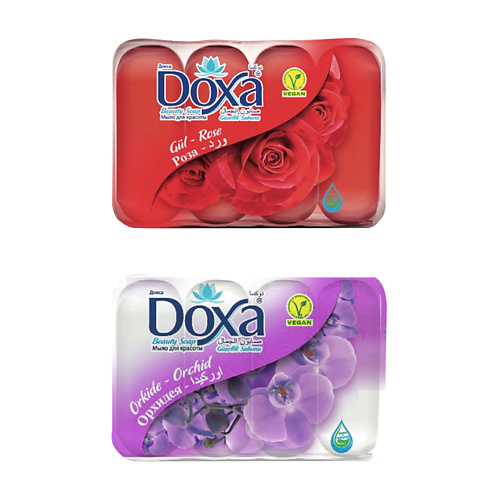 Мыло твердое DOXA Мыло туалетное BEAUTY SOAP Орхидея, Роза цена и фото