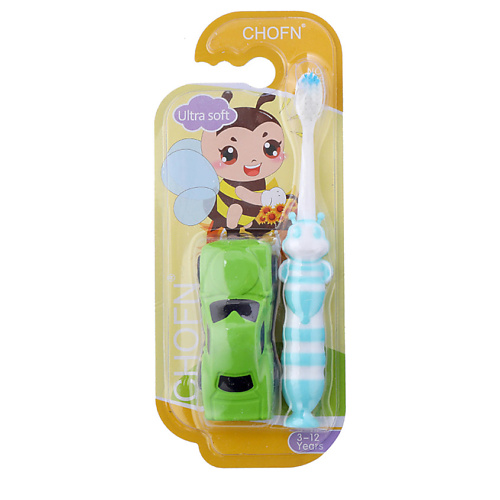FARRES Зубная щётка детская с игрушкой 
