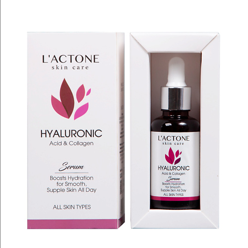 Сыворотка для лица L'ACTONE Сыворотка для лица HYALURONIC ACID сыворотка для лица glow care hyaluronic acid 30 мл
