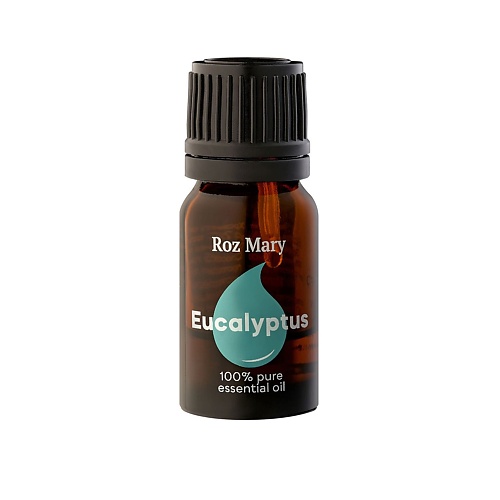 ROZ MARY Эфирное масло Эвкалипт 100% натуральное от вирусов и бактерий 10.0 масло парфюмерно косметическое эвкалипт аспера 10мл