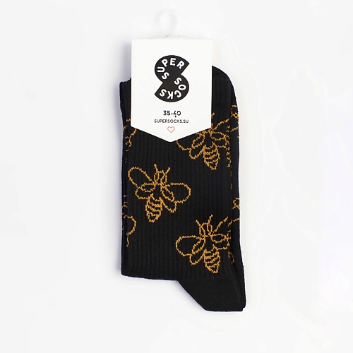 SUPER SOCKS Носки Золотая пчелка паттерн super socks носки the notorious b i g паттерн