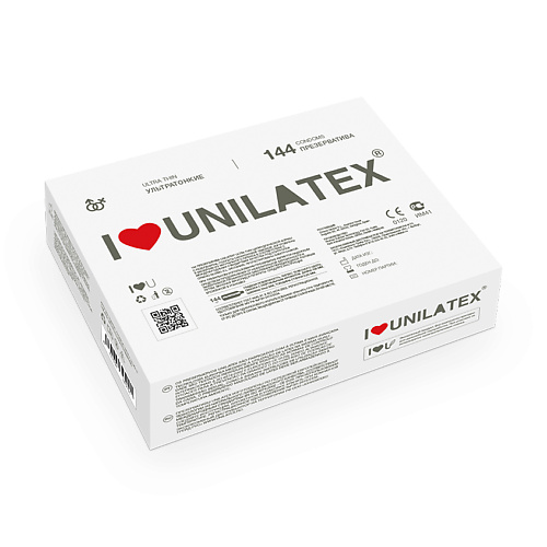 UNILATEX Презервативы UltraThin 144.0 unilatex презервативы ribbed 15 0