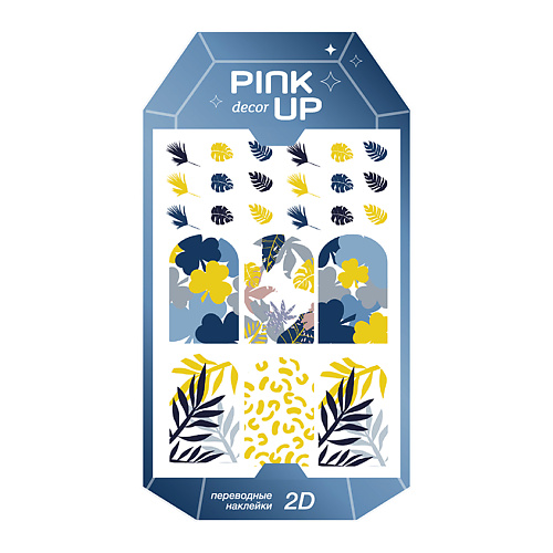 

PINK UP Наклейки для ногтей DECOR LIMITED COLLECTION 2D переводные, Наклейки для ногтей DECOR LIMITED COLLECTION 2D переводные