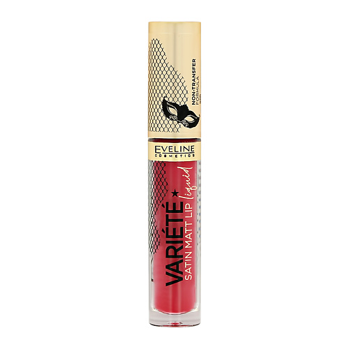 EVELINE Помада для губ VARIETE SATIN MATT жидкая матовая помада для губ жидкая матовая eveline cosmetics variete perfect matte lip ink т 13