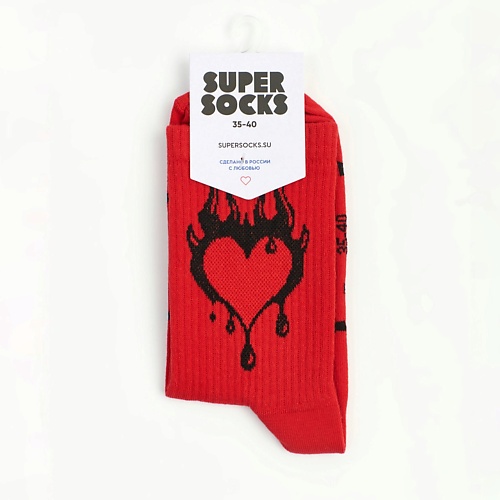 SUPER SOCKS Носки Diablo heart super socks носки елка