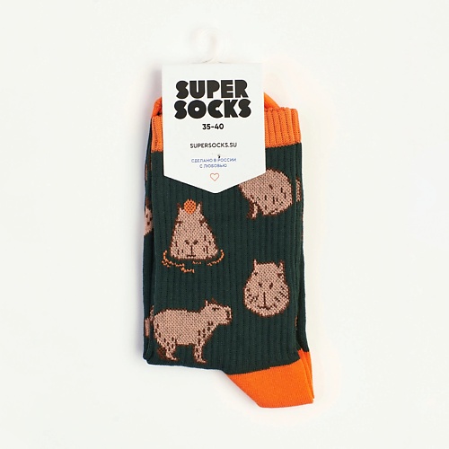 Носки SUPER SOCKS Носки Капибара носки super socks твой враг