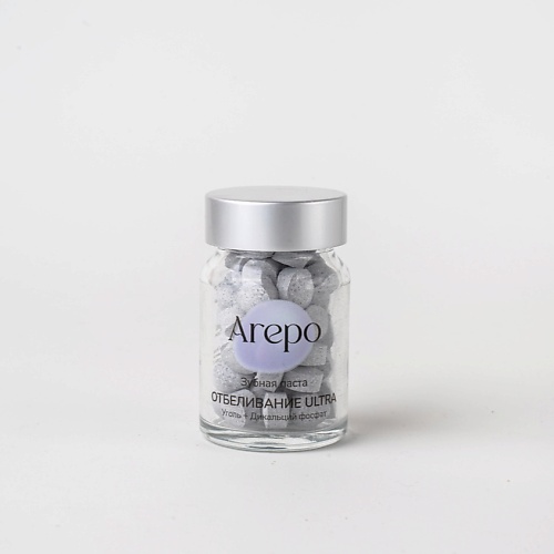 AREPO Зубная паста в таблетках Отбеливание Ultra 55 modum паста зубная silver dent экстра отбеливание с лимоном 100