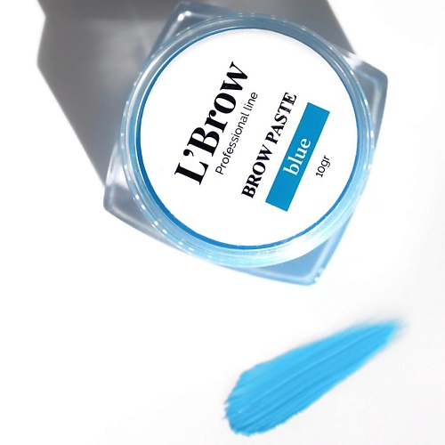 L`BROW Паста для бровей BLUE 10 краска для бровей innovator cosmetics bronsun 3 blue 15 мл