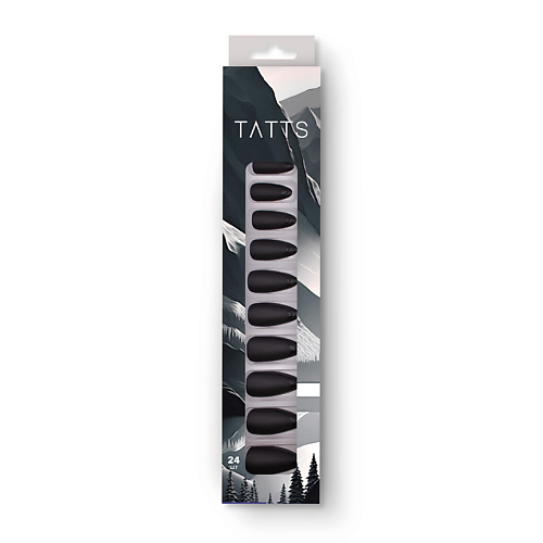 фото Tatts накладные ногти (24 типсы + клеевые стикеры + набор для маникюра)