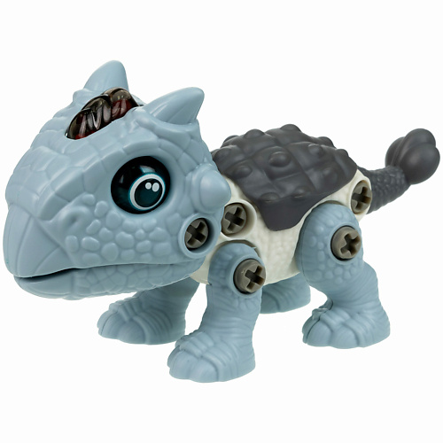 развивающая игрушка 1TOY Сборный динозавр Анкилозавр RoboLife развивающая игрушка 1toy сборный динозавр стегозавр robolife