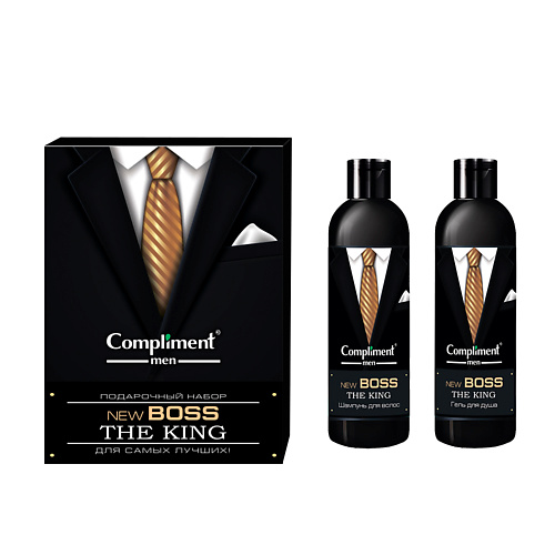 COMPLIMENT Набор MEN: Шампунь для волос + Гель для душа  №1772 подарочный набор compliment kids fairytales