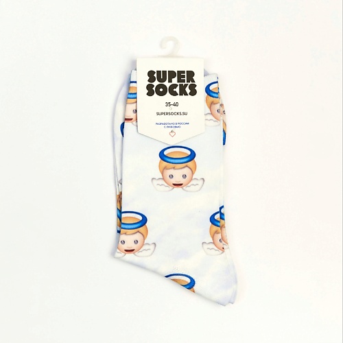 Носки SUPER SOCKS Носки Print Эмодзи Ангел