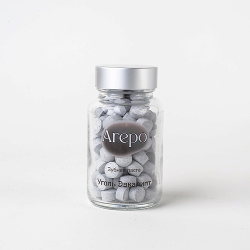 AREPO Зубная паста в таблетках Уголь Эвкалипт 110